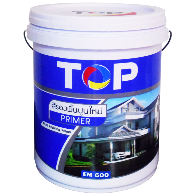 สีรองพื้นปูนใหม่ 600 TOP PAINT PERFECT CO., LTD. สีทาอาคาร สี