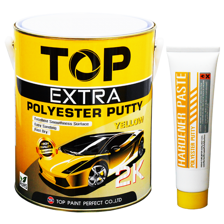 สีโป๊วเหลือง TOP TOP PAINT PERFECT CO., LTD. สีทาอาคาร สีรถยนต์ สี